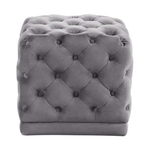 Paragon Square Ottoman with Bottom Tufted