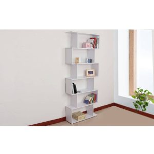 6-Tier Book Rack for Ultimate Organization