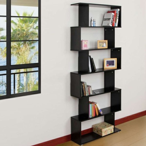 6-Tier Book Rack for Ultimate Organization
