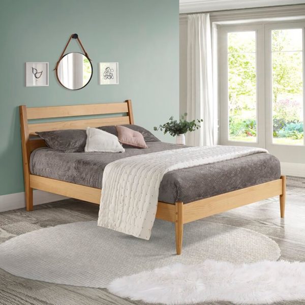 Queen Platform Bed with Aliyah Design