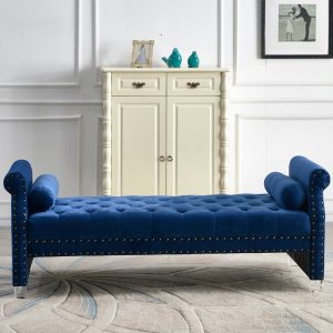 Paragon Velvet Upholstered Tufted Sofa Bed