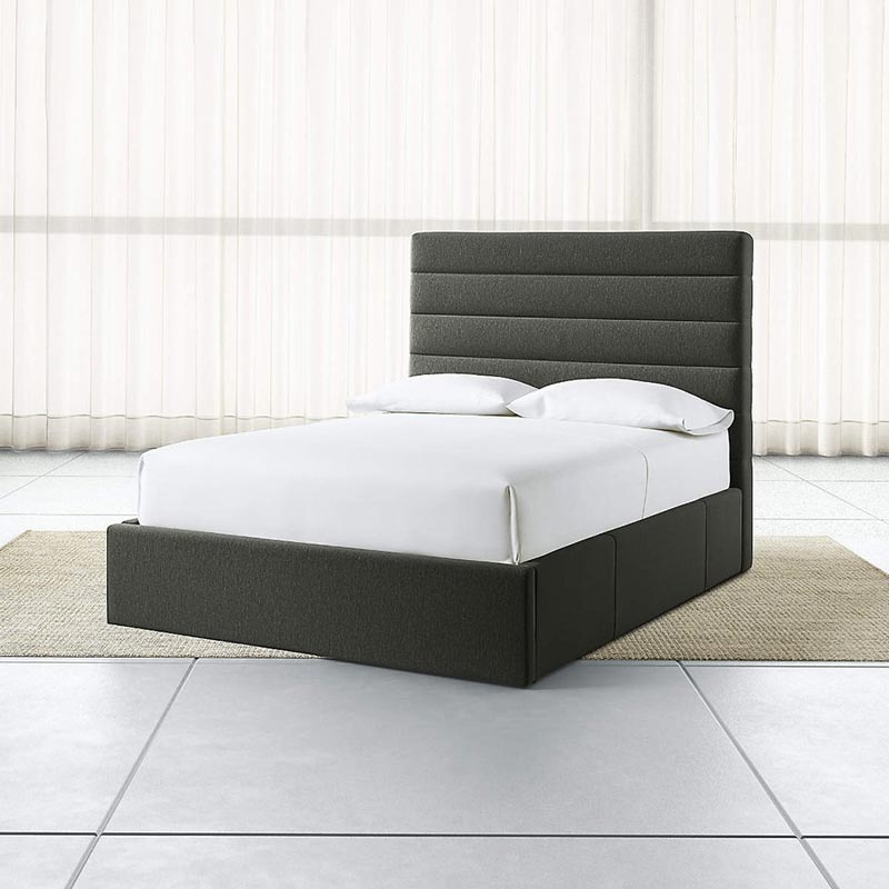 Channel-Tufting-Upholstered-Headboard-Bed-1