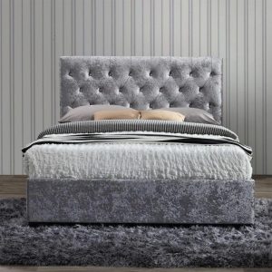 Craik Bed with Contemporary Button Tufting