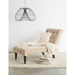 Curves Tufted Modern Chaise Lounge