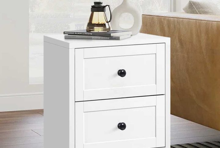Modern Nightstands Storage Side End Table