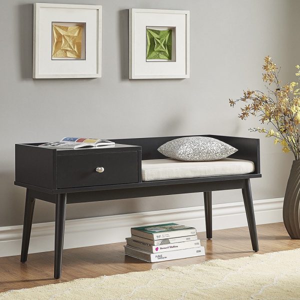Entryway Bench With Storage Drawers