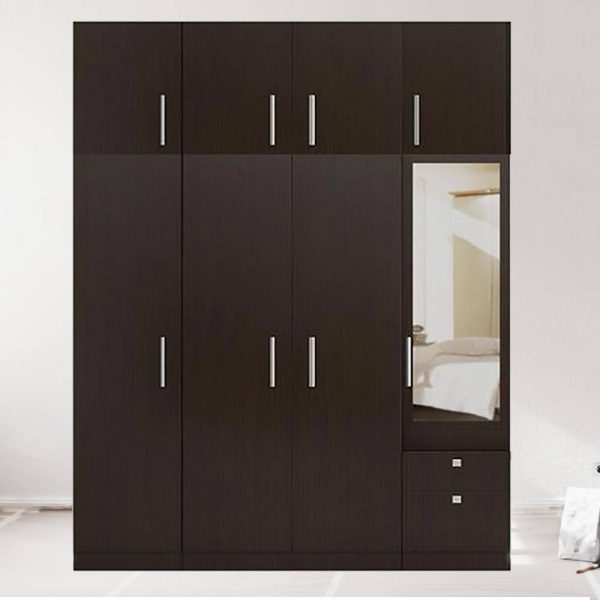 Personalized Wardrobe Walnut Finishing