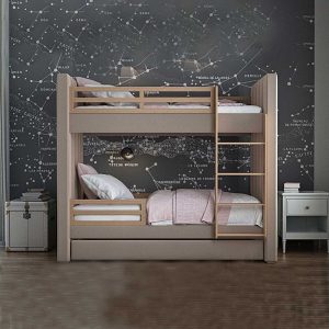Double Bunk Bed with Trundle