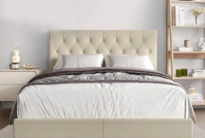 Gargan Panel Bed with Fabric Covering