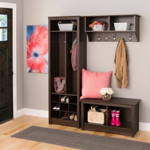 Vertical Storage Cabinet for Hallway