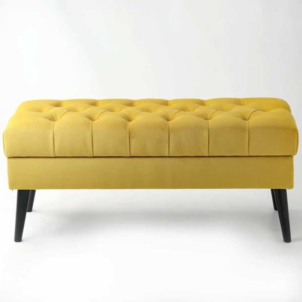 Paragon Handmade Velvet Storage Bench