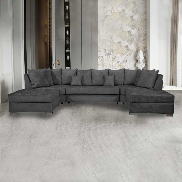 Hervie U shape Sofa 2-Ottomans