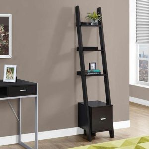 Bookcase with Ladder and Drawer