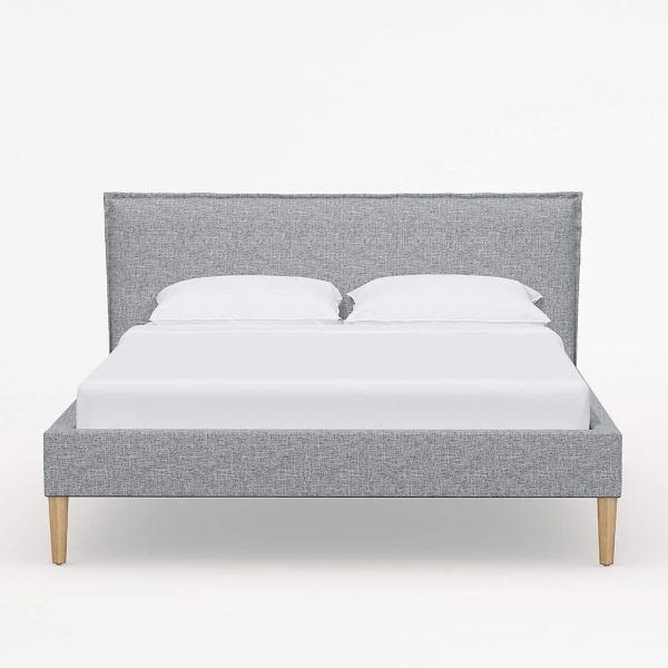 Low-Profile Upholstery Modern Bed
