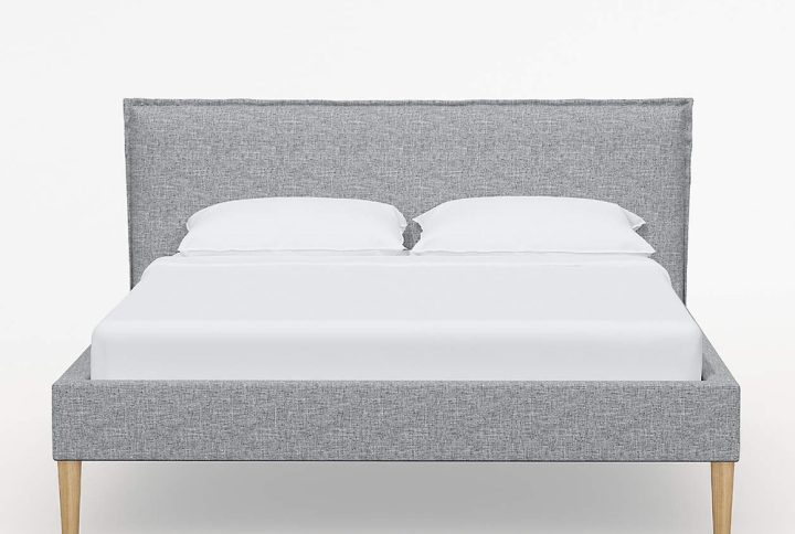 Low-Profile Upholstery Modern Bed