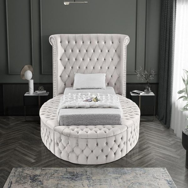 Luxurious Round Bed With Storage