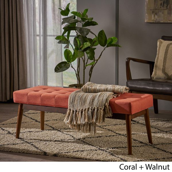 Paragon Mid Century Ottoman Bench