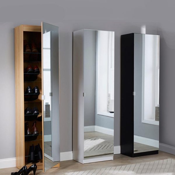 Paragon Mirrored Shoe Cabinet