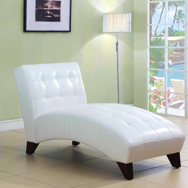 Modern Anna Chaise Lounge Upholstered