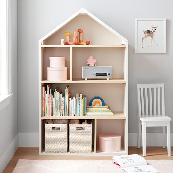 Kids Bookcase with Modern House Design