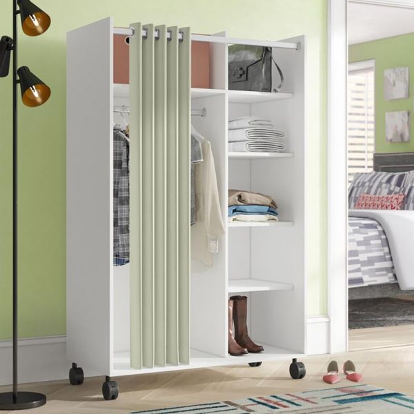 Modern Wes Armoire with Storage Center
