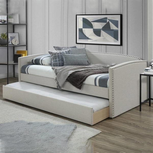 New Jersey Button Tufted Daybed with Trundle