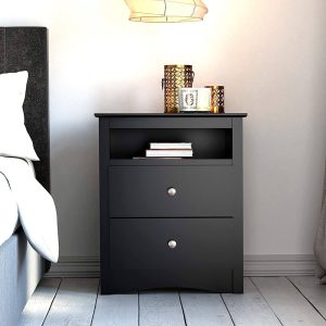 Paragon Two Drawer Bedside Table
