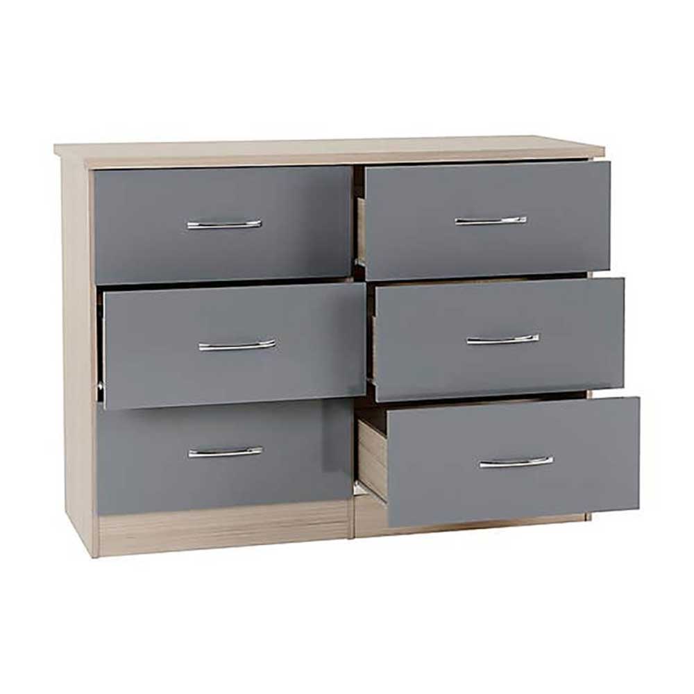 Paragon 6-Drawer Chest in Gray Finishing 4