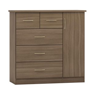 Paragon Compact Wardrobe with 5 Drawers