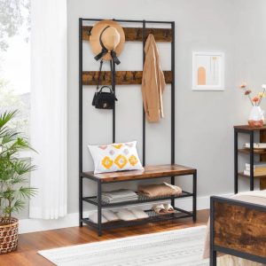 Paragon Furniture Hall Tree with Shoe Storage