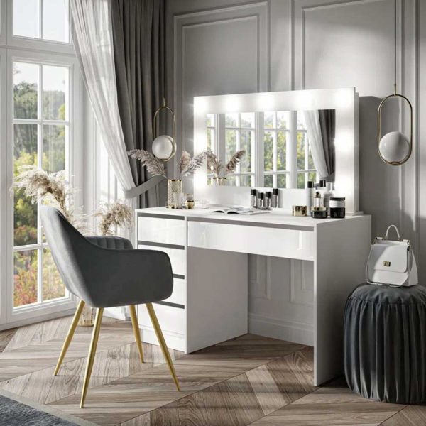 Paragon Furniture Modern Dresser with Mirror