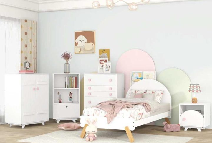 Paragon Furniture Twin Platform Bedroom Set