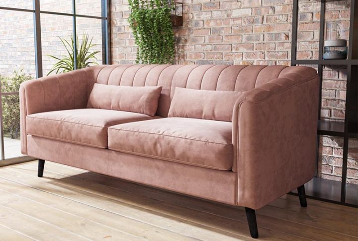 3 Seater Sofa In Velvet
