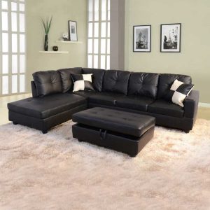 Russ L Shape Sofa With Ottoman