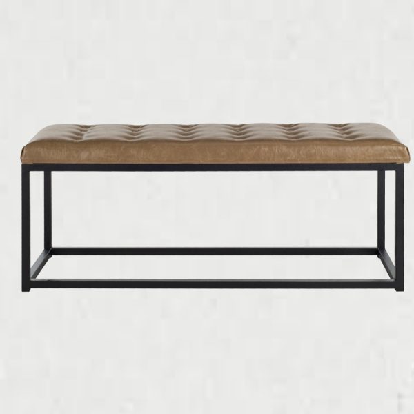 Paragon Upholstered Seating Bench in Black