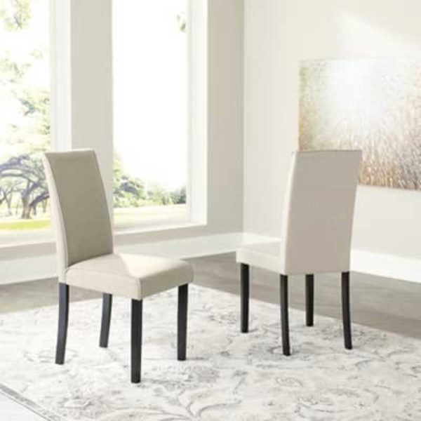 Fabric Dining Chair with Signature Design