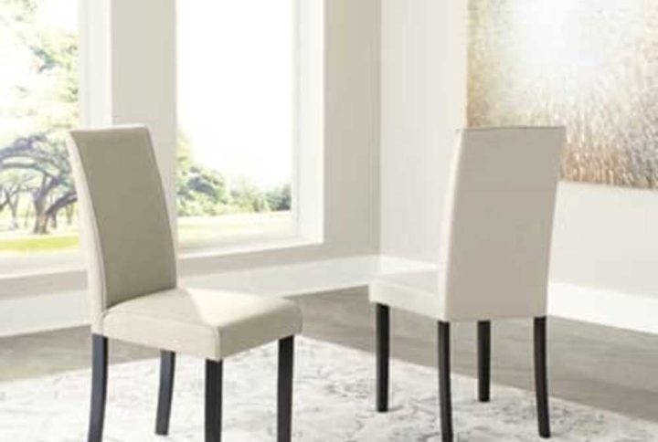 Fabric Dining Chair with Signature Design