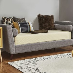 Minimalist Daybed Fabric Upholstered