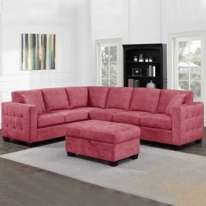 Sofa for Corners with Storage Ottoman