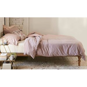 Solid Wood Bed Frame in Rustic Style