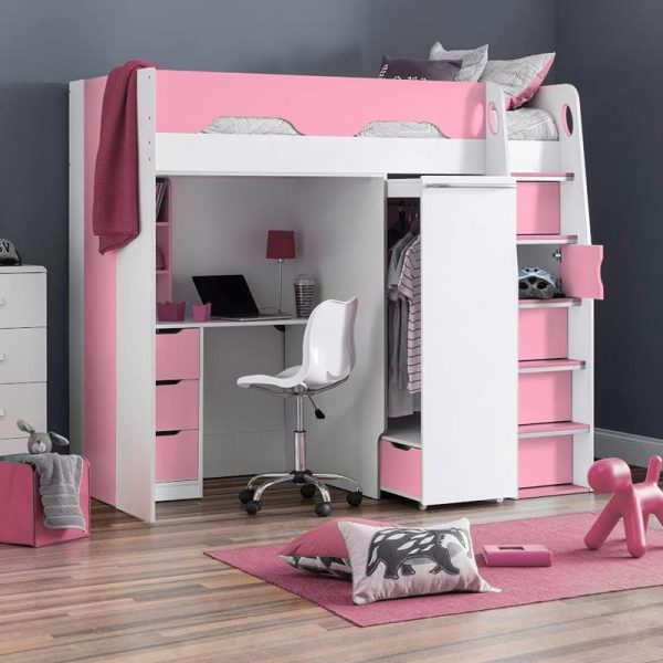 Storage-Friendly High Loft Bed from Paragon