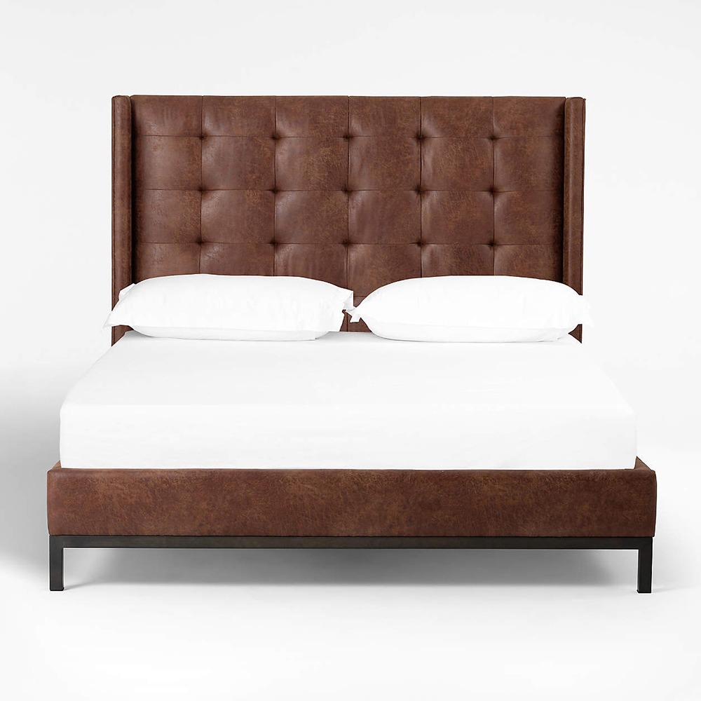 Stylish and Durable Leather Bed 1
