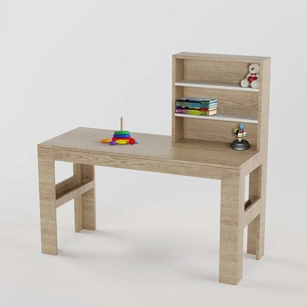 Oak-Finished Study Table from Paragon