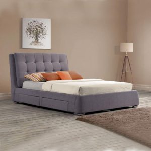 Vera Tufted Storage Bed with Upholstery