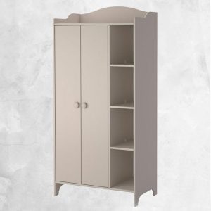 Wooden Bathroom Cabinet With Open Shelves